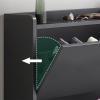 Παπουτσοθήκη MDF - Melamine Απόχρωση Γκρι - 80x17x115cm