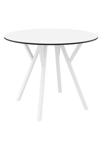 MAX ΤΡΑΠΕΖΙ Φ90Χ74εκ. WHITE LAMINATE 12mm