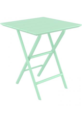 HELEN OPALINE GREEN 60Χ60X74εκ. ΤΡΑΠΕΖΙ ΠΤΥΣ/ΝΟ ΠΟΛ/ΝΙΟΥ