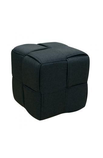 LINE ΣΚΑΜΠΟ BLACK ΥΦΑΣΜΑ 40X40X40εκ.