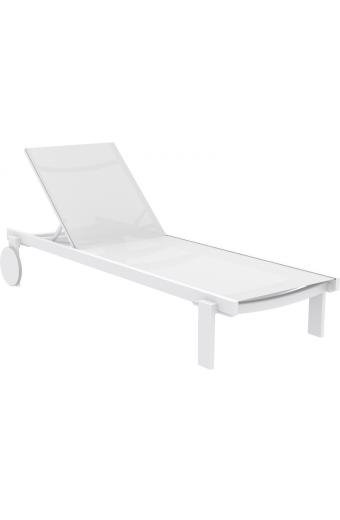 CASABLANCA ΞΑΠΛΩΣΤΡΑ WHITE/WHITE ΑΛΟΥΜ-ΠΟΛ/ΝΙΟΥ